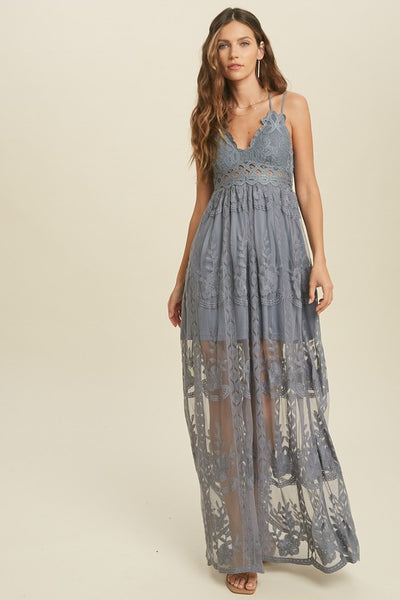 LACE MAXI DRESS