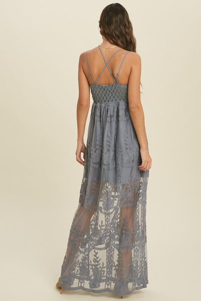 LACE MAXI DRESS