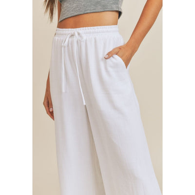 Sugarloaf Pants: White