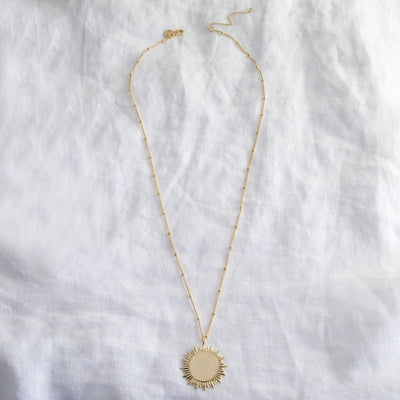 Gold Sunbeam Necklace