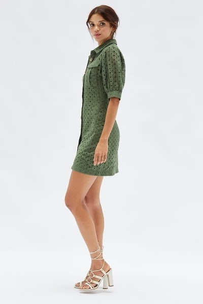 ROXIE MINI SHIRT DRESS