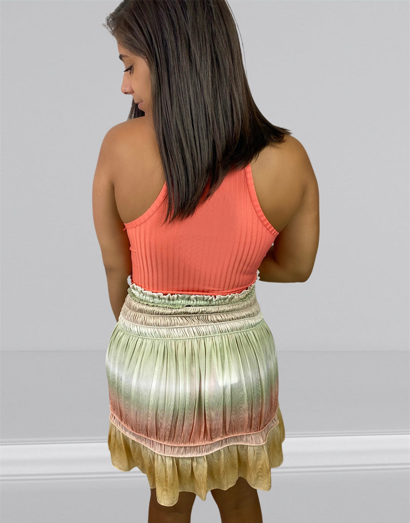 SOLID RIBBED CAMI BODYSUIT