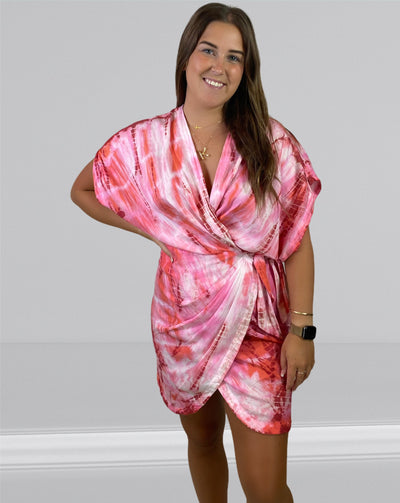 Coral Reef Tie Dye Dress