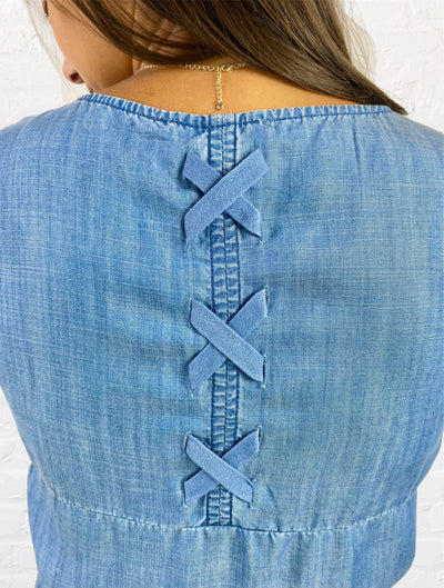 Washed Tencel Denim Tank