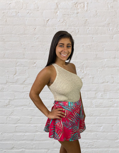 Tropical Print Swing Shorts