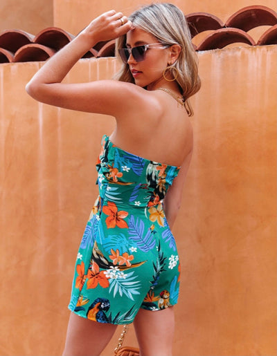 Tropical Tube Romper