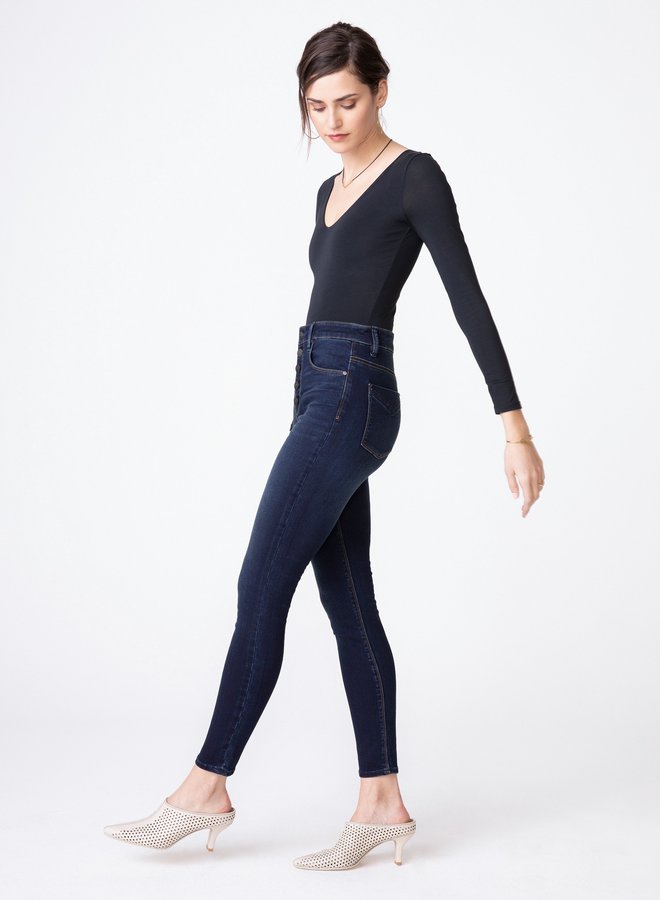 Unpublished Denim Ella Sky-high Rise Skinny in Darkstar