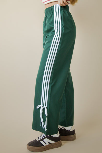 Side Ribbon Detail Jersey Pants