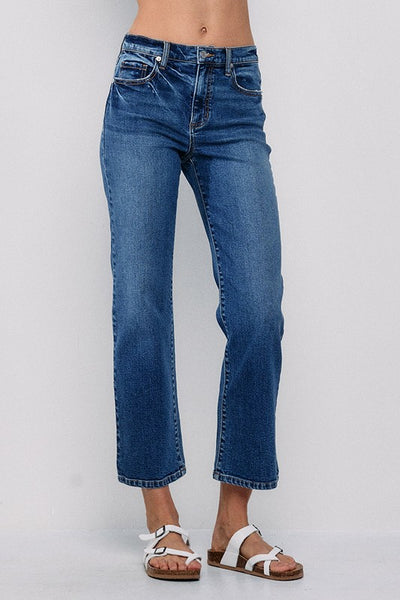CLASSIC HIGH RISE STRAIGHT JEANS