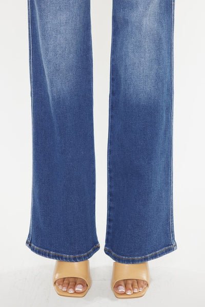 ULTRA HIGH RISE HOLLY FLARE JEANS-KC9248M-OP