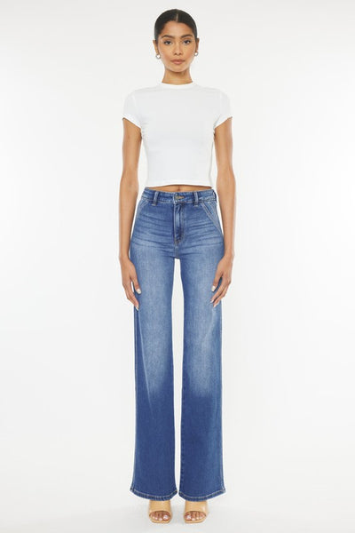 ULTRA HIGH RISE HOLLY FLARE JEANS-KC9248M-OP