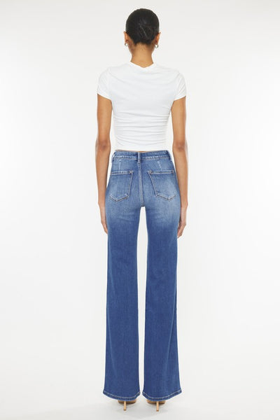 ULTRA HIGH RISE HOLLY FLARE JEANS-KC9248M-OP