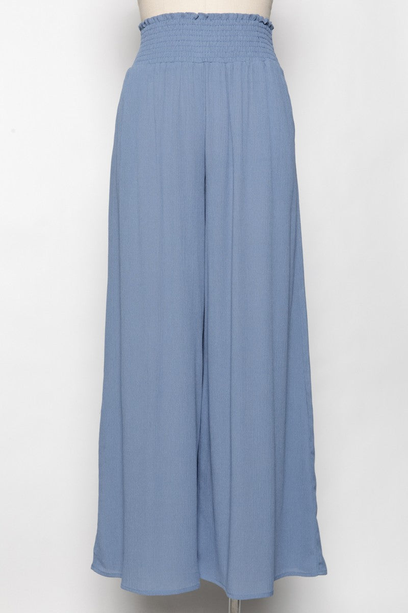 Wide Smock Waist Pants