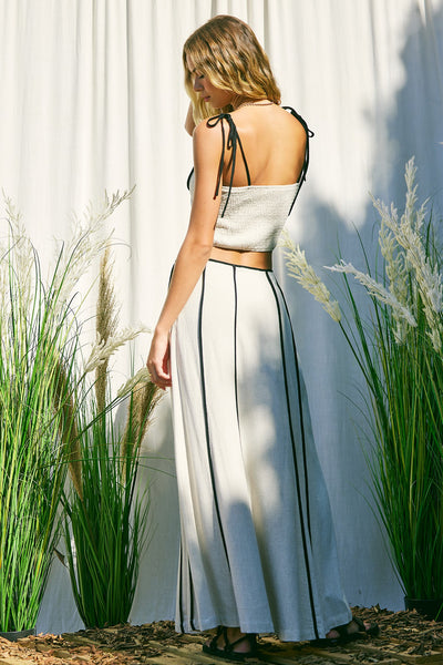 Linen Maxi Skirt