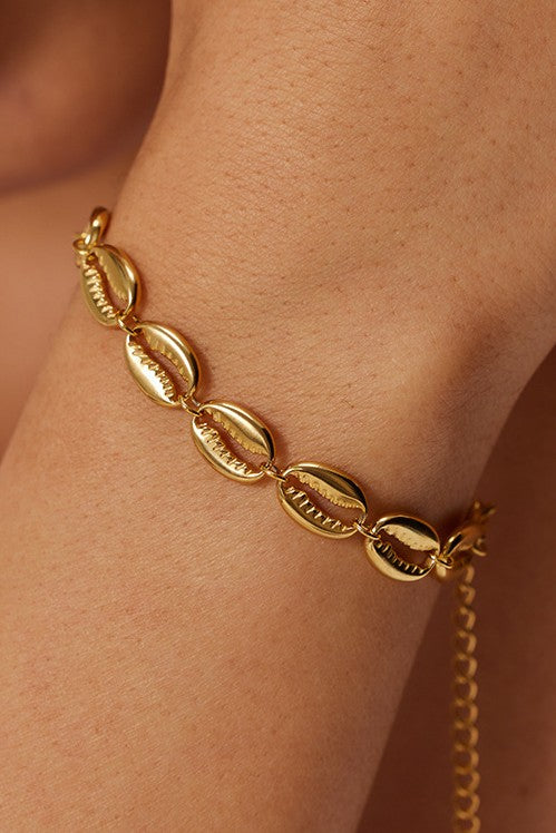 18K Non-Tarnish Stainless Steel Chain Bracelet