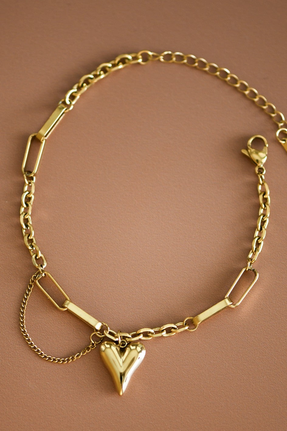 18K Non-Tarnish Stainless Steel Chain Bracelet