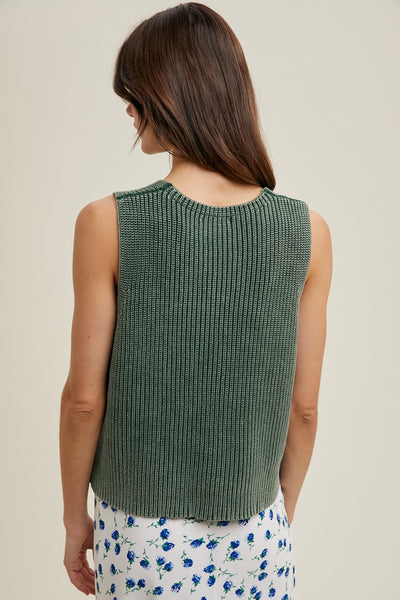 Button-up Sweater Vest