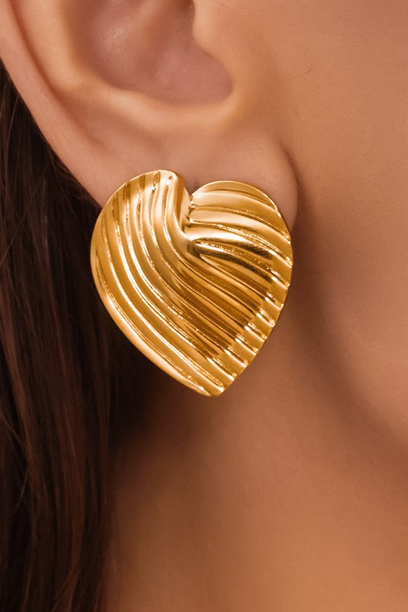 18K Waterproof Non-Tarnish Stainless Steel Studs