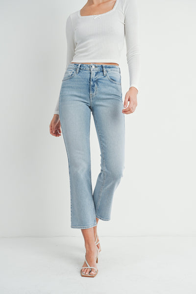 SLIM CROPPED BOOTCUT