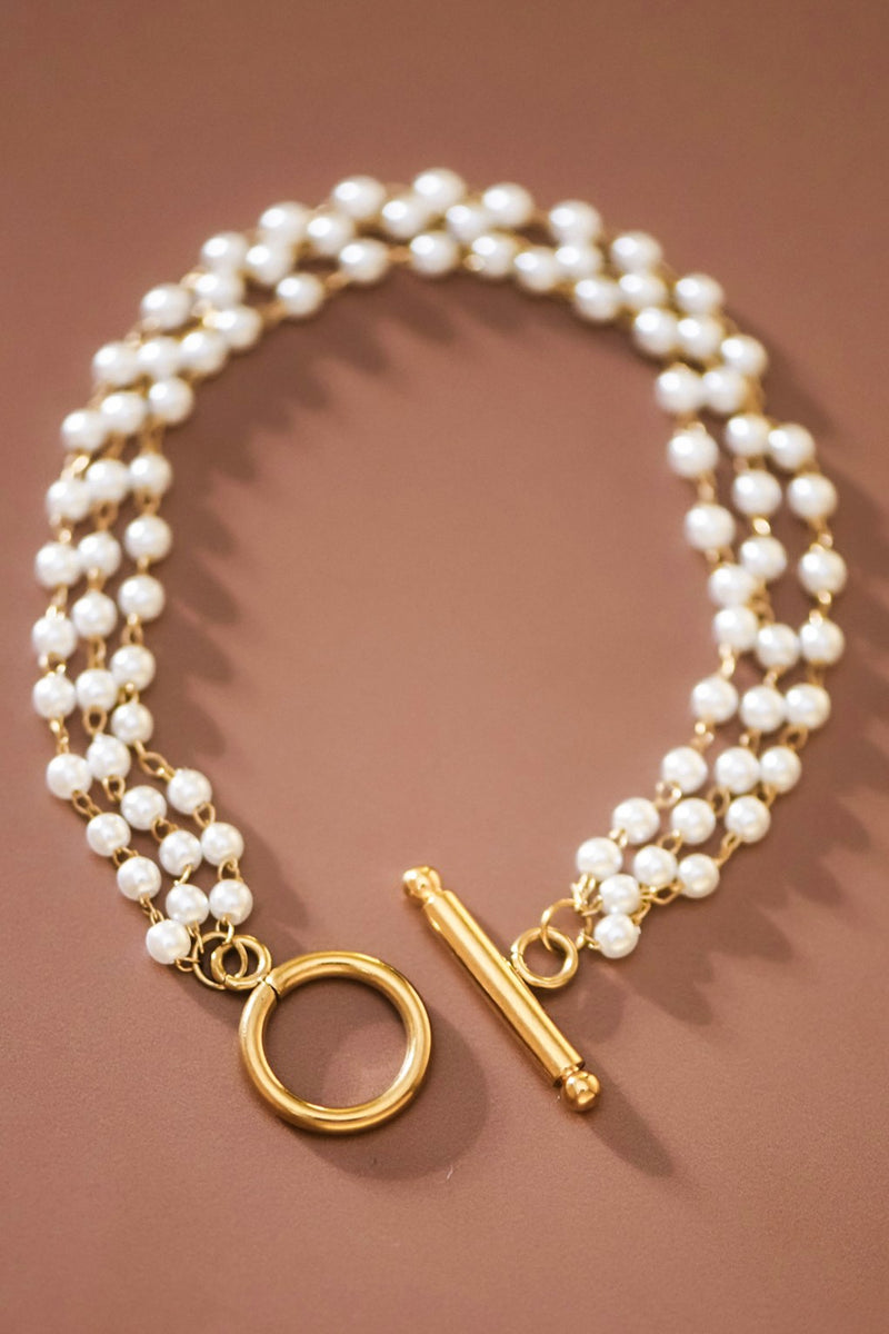 18k Gold Plated Waterproof Stainless Steel Chain Bracelet