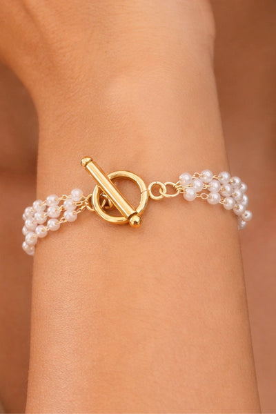 18k Gold Plated Waterproof Stainless Steel Chain Bracelet