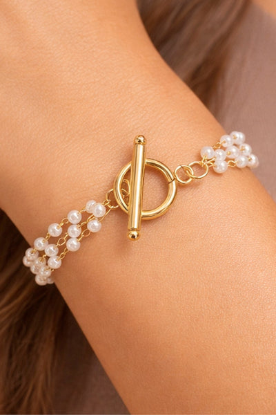 18k Gold Plated Waterproof Stainless Steel Chain Bracelet