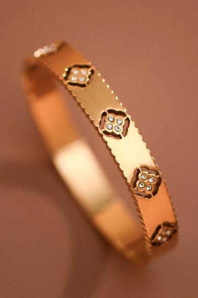 18k Gold Pvd Plated Waterproof Stainless Steel Bracelet