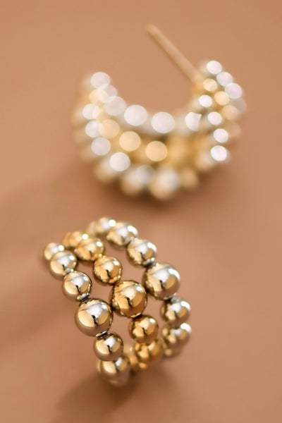 18k Gold Waterproof Stainless Steel Earrings