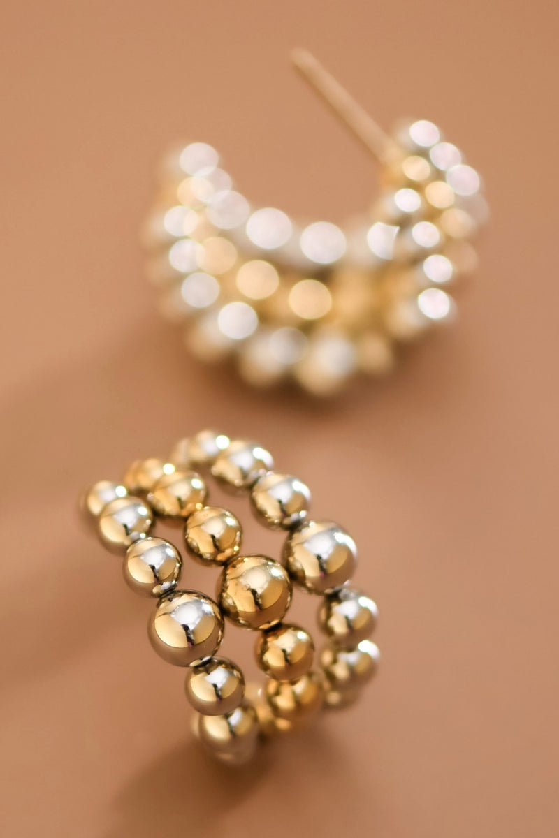 18k Gold Waterproof Stainless Steel Earrings