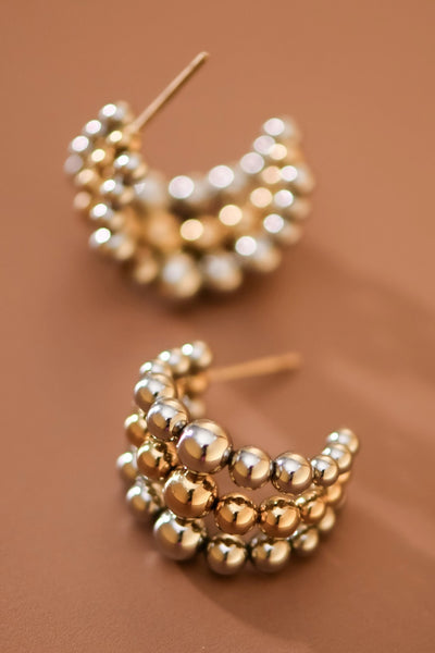 18k Gold Waterproof Stainless Steel Earrings