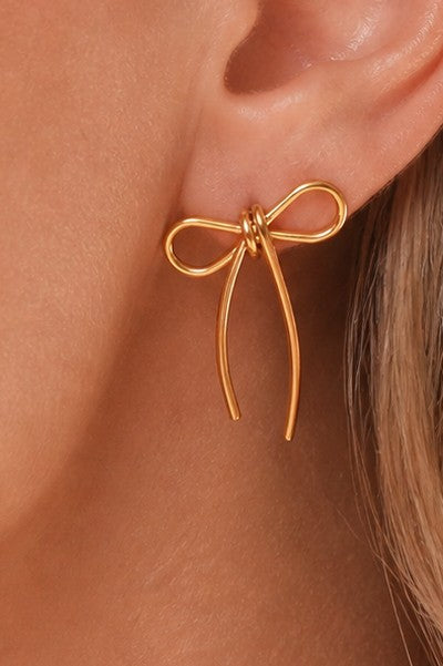 18k Gold Waterproof Stainless Steel Earrings