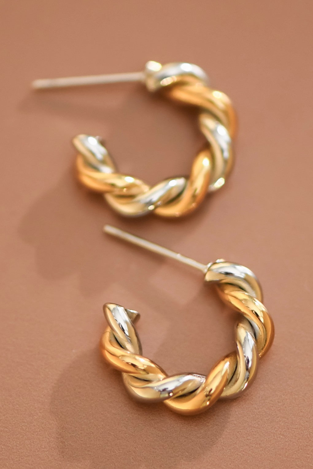 18k Gold Plated Waterproof Stainless Steel Earrings