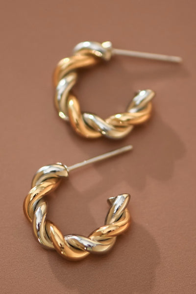 18k Gold Plated Waterproof Stainless Steel Earrings