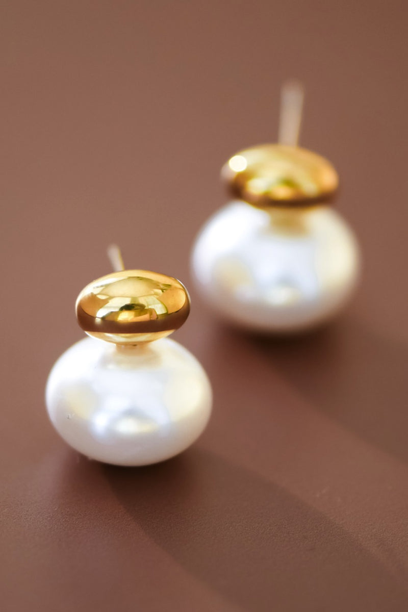 18k Gold Plated Waterproof Stainless Steel Stud Earrings