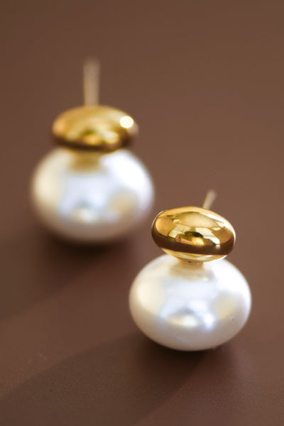 18k Gold Plated Waterproof Stainless Steel Stud Earrings