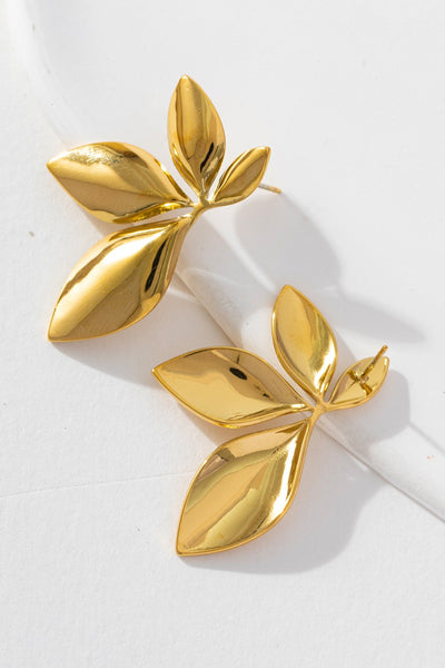 18k Gold Waterproof Stainless Steel Earrings