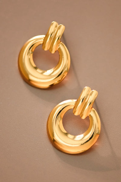 18k Gold Plated Waterproof Stainless Steel Earrings