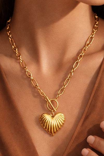 18k Gold Plated Waterproof Stainless Steel Chain Necklace