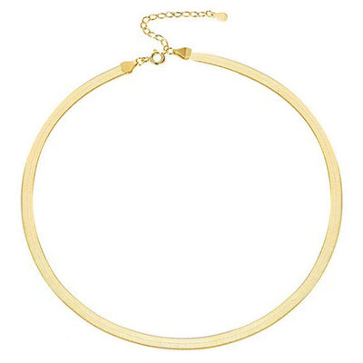 18k Gold Pvd Plated Waterproof Stainless Steel Necklace