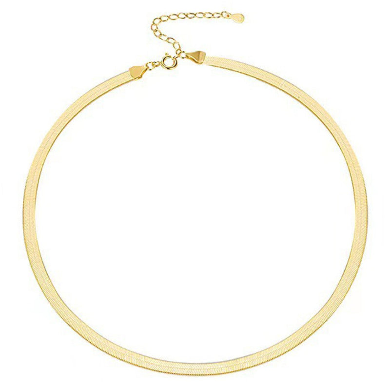 18k Gold Pvd Plated Waterproof Stainless Steel Necklace