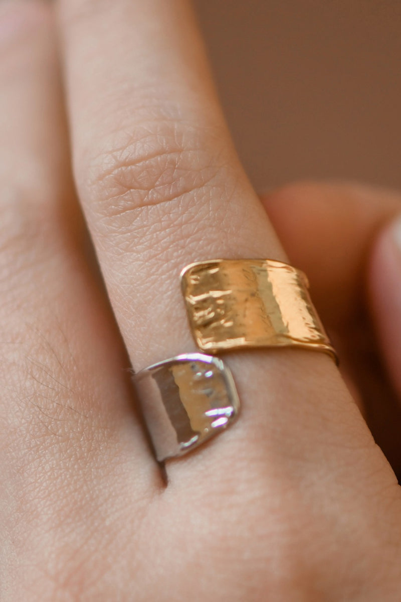 18k Gold Pvd Plated Waterproof Stainless Steel Ring