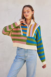 Colorburst Half Zip Sweater