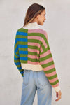 Colorburst Half Zip Sweater