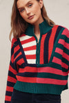 Colorburst Half Zip Sweater