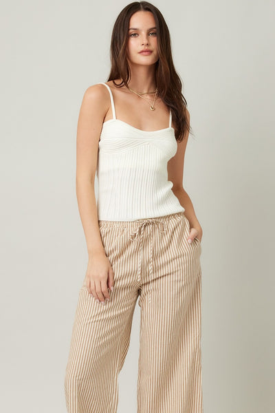 Striped Wide Leg Pants