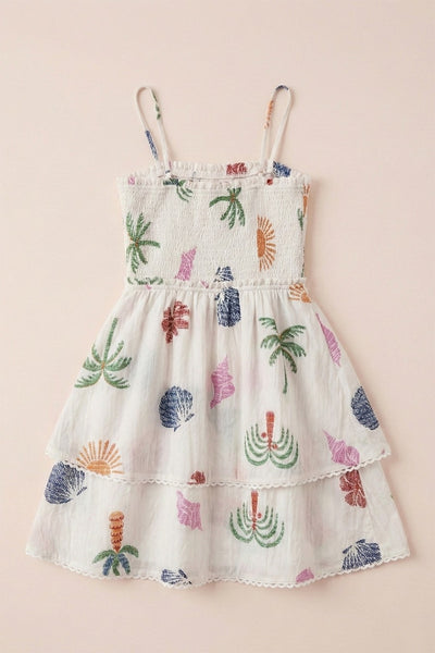 Printed Mini Dress