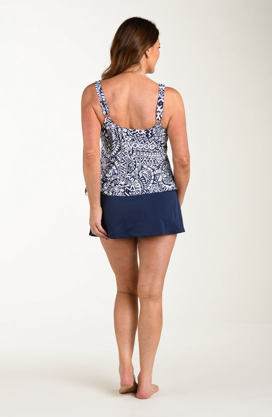 Island Bohemia Faux Skirtini One Piece