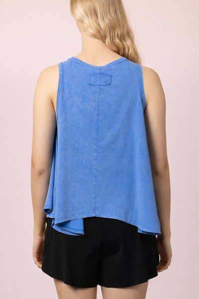 Mineral Washed Swing Knit Top