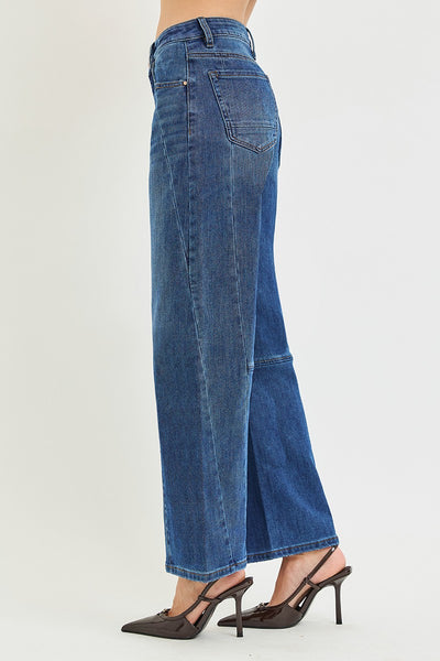 Plus Slouchy Barrel Twisted Seam Detail Jeans