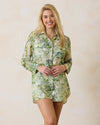 Paradise Fronds Pocket Boyfriend Shirt